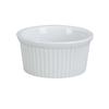 Yanco China RK-101 Accessories White Porcelain 1oz Fluted Ramekin - 6dz 