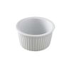 Yanco China RK-234 Accessories White Porcelain 3.5oz Fluted Ramekin - 4dz 