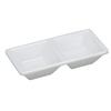 Yanco China RM-063 Rome White Melamine 5.1in x 2.5in Dessert Dish - 4dz 