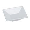 Yanco China RM-103 Rome White Melamine 3in x 3in Sqaure Plate - 6dz 