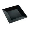 Yanco China Rome Black Melamine 14in x 14in Square Plate - 1dz - RM-114BK 