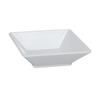 Yanco China RM-306 Rome White Melamine 14oz 6in x 6in Square Bowl - 4dz 