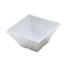 Yanco China RM-4106 Rome White Melamine 26oz 6in x 6in Square Bowl - 2dz 
