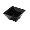 Yanco China Rome Black Melamine 26oz 6in x 6in Square Bowl - 2dz - RM-4106BK 