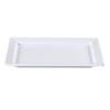 Yanco China RM-4312 Rome White Melamine 12in x 8.5in Deep Display Plate - 1dz 