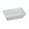 Yanco China RM-610 Rome White Melamine 9.75in x 5.8in Deep Plate - 2dz 