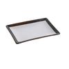 Yanco China RO-208 Rockeye Porcelain 8in x 5.5in Rectangular Plate - 3dz 