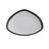 Yanco China RO-309 Rockeye Glazed Porcelain 10.5inx 10.5in Triangular Plate-1dz 