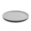 GET RP-11-WS/GRM Roca Glazed White/Gray 11in dia. Dinner Plate - 1dz 