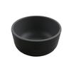 GET RR-3-GRM/BKM Roca Gray/Black Melamine 3oz Sauce Dish - 6dz 
