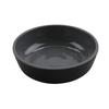 GET RR-5-GRS/BKM Roca Glazed Gray/Black Melamine 4oz Shallow Side Dish 