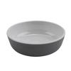 GET RR-5-WS/GRM Roca Glazed White/Grey Melamine 4oz Shallow Side Dish 
