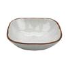 GET SB-14-RM Rustic Mill Cream Melamine 14oz 6in Irregular Square Bowl 