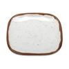 GET SCS-4-RM Rustic Mill Cream Melamine 4in Square Irregular Plate - 4dz 