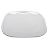 GET SCS-9-AM-W Arctic Mill White Melamine 9.5in Square Dinner Plate - 1dz 