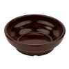 GET SD-05-BR Viva Mexico Brown Melamine 5oz 4in dia. Salsa Dish - 4dz 