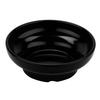 GET SD-06-BK Viva Mexico Black Melamine 6oz 4.5in dia. Salsa Dish- 4dz 
