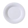 Yanco China SI-108 Siena White Porcelain 8in dia. Plate - 3dz 