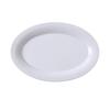 Yanco China SI-210 Siena White Porcelain 10in x 7in Platter - 2dz 