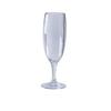 Yanco China SM-06-C Stemware Clear Plastic 6oz 2.75"dia. Champagne Glass-2dz 