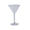 Yanco China SM-10-MT Stemware Clear Plastic 10oz 14.75in dia. Margarita Glass 