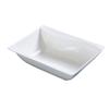 Yanco China SW-407 Sea Wave Bone White Porcelain 15oz Rectangular Bowl- 2dz 
