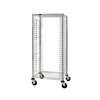 Quantum Food Service 30x21x69 Chrome Plated Full Size Mobile Tray Cart - TC-31 