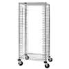 Quantum Food Service 30x18x69 Chrome Plated Mobile Full Size Tray Cart - TC-39 