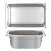 Thunder Group Full Size 25 Gauge Stainless Steel Steam Table Pan - 6in Deep - STPA4006 