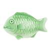 Thunder Group 10in Light Green Festive Fish Melamine Fish Platter - 1dz - 1000CFG 