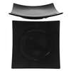 Thunder Group 12-3/8in x 12-3/8in Classic Melamine Square Plate-BLK-1dz - 24012BK 