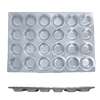 Thunder Group 20-1/2in x 14-1/4in Aluminum 24 Cup Muffin Pan - ALKMP024 