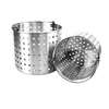Thunder Group Aluminum Perforated Steamer Basket with Lift Pail Handle - ALSKBK006 