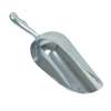 Thunder Group 85oz Tapered Bowl Aluminum Scoop with Contoured Handle - ALTWSC085 