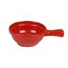 Thunder Group 10oz Pure Red Melamine Soup Bowl with Handle - 1dz - CR305PR 