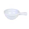 Thunder Group 10oz White Melamine Soup Bowl with Handle - 1dz - CR305W 