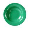 Thunder Group 8oz Green Melamine Wide Rim Salad Bowl - 1dz - CR5077GR 
