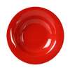 Thunder Group 8oz Pure Red Melamine Wide Rim Salad Bowl - 1dz - CR5077PR 