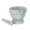 Thunder Group 4in Diameter Marble Mortar & Pestle - MRGR001 