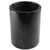 Thunder Group 4-1/2in dia Marble Round Solid Wine Cooler - Black - MRWC001R 