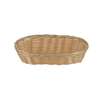 Thunder Group 8-1/4inx4-1/4inx2in Natural Tan Plastic Woven Stackable Basket - PLBB850 