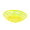 Thunder Group 8in Diameter Yellow Polypropylene Fast Food Basket - 1dz - PLBK008Y 