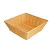 Thunder Group 13in x 13in x 4-1/2in Natural Tan Polypropylene Square Basket - PLBN1313T 