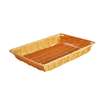 Thunder Group 14in x 10in x 2in Natural Tan Polyproylene Rectangular Basket - PLBN1410T 