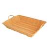 Thunder Group 16in x 11in x 3in Natural Tan Polyproylene Rectangular Basket - PLBN1611T 