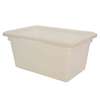 Thunder Group 4.75gl White Polypropylene Food Storage Box - PLFB121809PP 