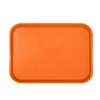 Thunder Group 10-1/2in x 13-5/8in Orange Polypropylene Fast Food Tray - PLFFT1014RR 