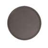 Thunder Group 11in dia Fiberglass Round Non Skid Serving Tray - Brown - PLFT1100BR 