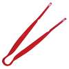 Thunder Group 12in Red Polycarbonate Flat Grip Serving Tong - PLFTG012RD 