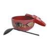 Thunder Group 30oz Red Plastic Soup/Noodle Donburi Bowl - PLNB001 